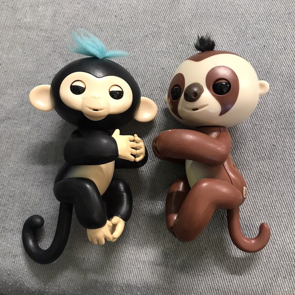 Fingerlings Baby Monkey Brown Interactive Electronic Pet Lot‎ 2016 WowWee